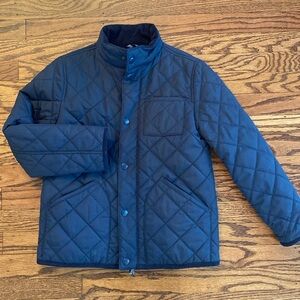 crewcuts navy quilted barn jacket